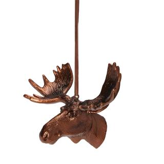 4"H Moose Head Ornament