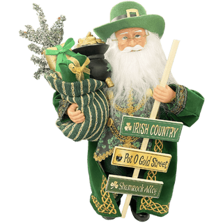 15" Pot o Gold Irish Claus