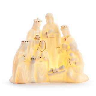 Ceramic LED Holy Nativity Figure