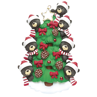 7 Bear Tree Ornament