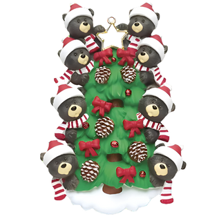 8 Bear Tree Ornament