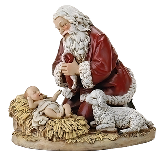 8" Kneeling Santa