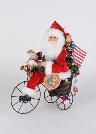 Karen Didion Lighted Santa's 250th Anniversary Liberty Ride