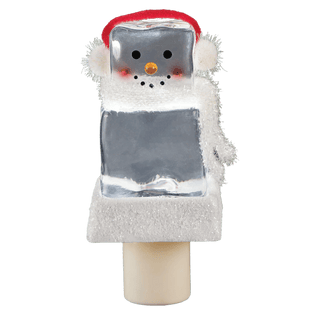 5.75"H Roman Lights Icecube Snowman Night-Light