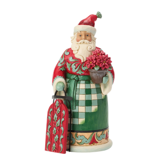 Highland Glen Santa Sled Figurine