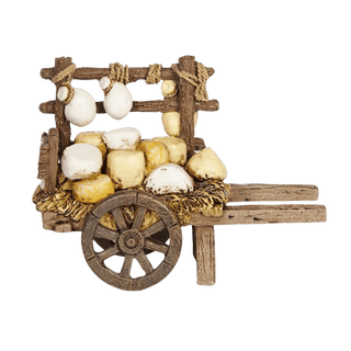 Fontanini Cheese Cart - 5" Scale