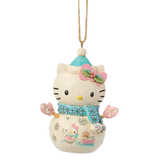 Hello Kitty Snowman Ornament