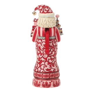 Nutcracker Santa Tree Red/Pink