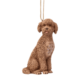 Golden Doodle Dog Ornament