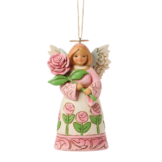 Pink Angel With Roses Ornament The Christmas Shoppe Pink Angel With Roses Ornament The Christmas Shoppe