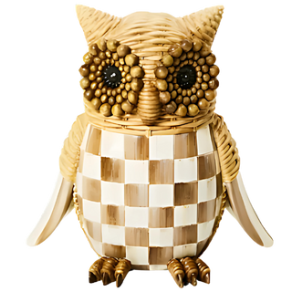 Autumnology Check Basket Weave Owl