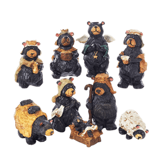 Bear Nativity Set of 9