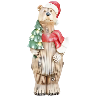 Beary Christmas Stander With Lights