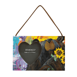 Beary Cute Heart Frame Ornament