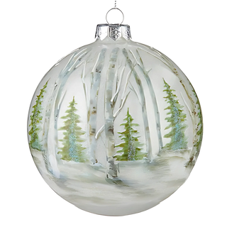 Birch Forest Ball Ornament
