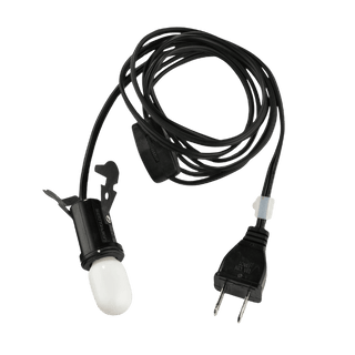 Black Single Cord w Bulb