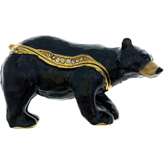 Black Bear Trinket Box