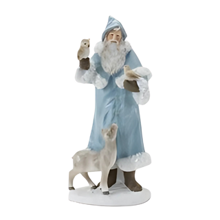 Blue Santa w/Animals