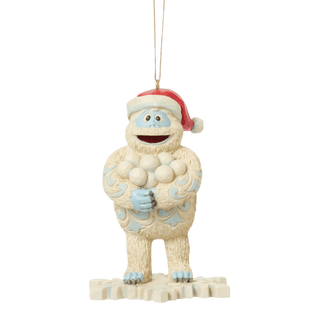 Bumble on Snowflake Ornament