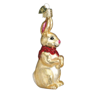 Bunny with Bow Ornament