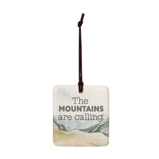 CO Mountains Calling Magnet Ornament