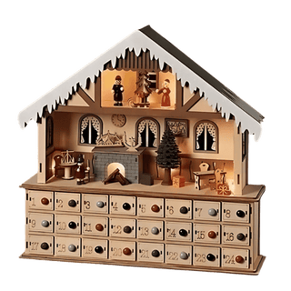 LED HOUSE W/COUNTDOWN ADVENT