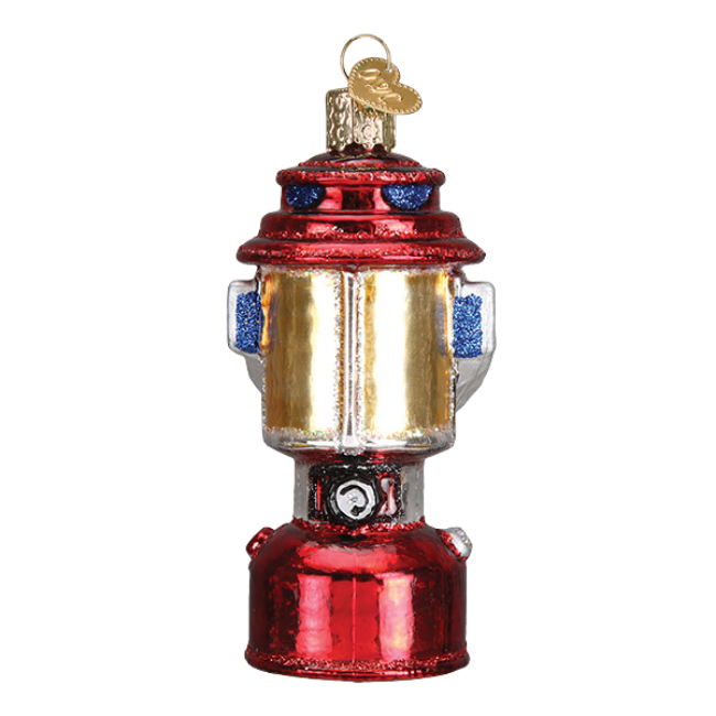 Old World Christmas Blown Glass Camping Lantern Ornament - Thumbnail 2