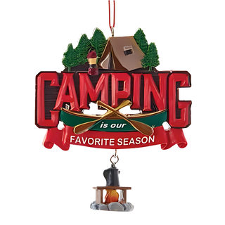 Camping is Our Favorite Ornament