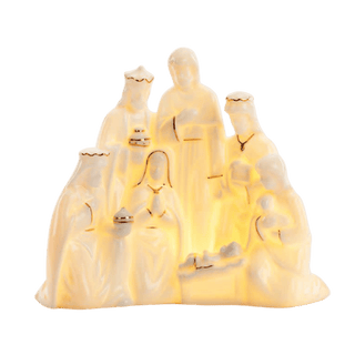 Ceramic LED Holy Nativity Figure