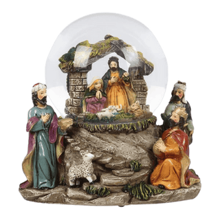 Christmas Nativity Waterball with Music Box