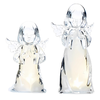 Small Lit Acrylic Angel