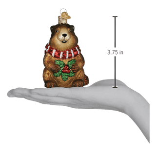Merry Marmot Ornament