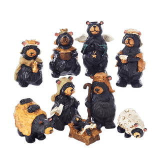 Bear Nativity Set of 9