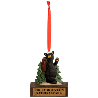Bearfoots Hiker Bear Mag Ornament