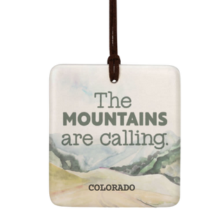 Colorado Mountains Calling Magnet Ornament
