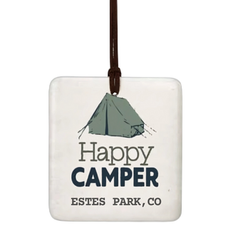 Happy Camper Estes Park Magnetic Ornament