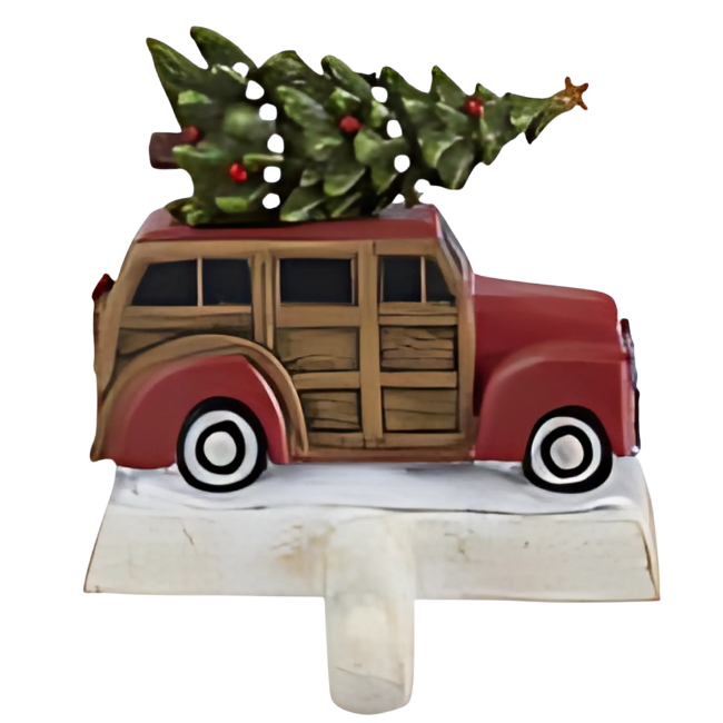 Red Woody Stocking Hanger - Thumbnail 3