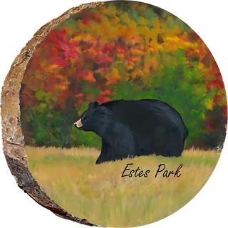 Fall Bear Estes Park Ornament