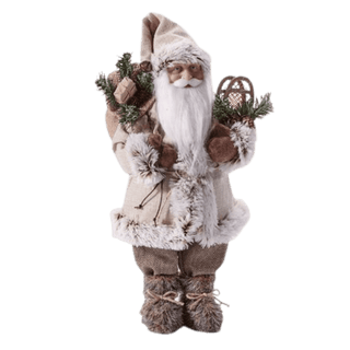 Cream Santa with Snowshoes