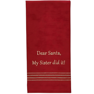 Sister Did It Dishtowel