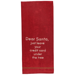 Dear Santa Leave Card