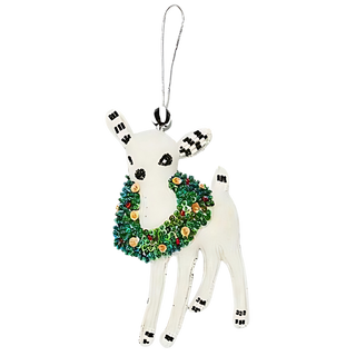 Deary Deer Beaded Ornament