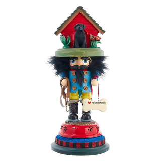 14" Hollywood Nutcrackers™ Dog House Hat Nutcracker