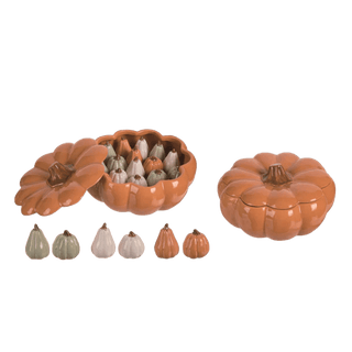 Dol Pumpkin S/P Shakers w/Display S/17