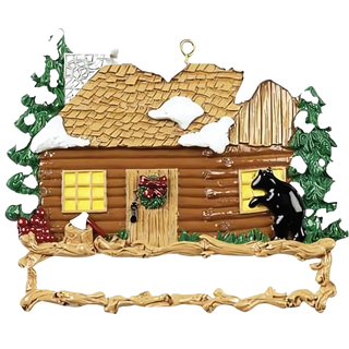 Estes Park Log Cabin Ornament