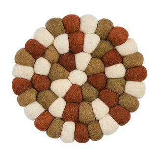 Fall Wool Ball Trivet