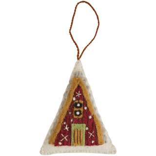 Felt Cabin Ornament