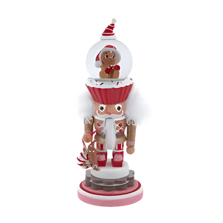 Gingerbread Water Globe Nutcracker