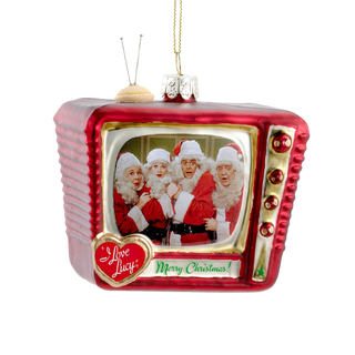 Glass Lucy TV Ornament