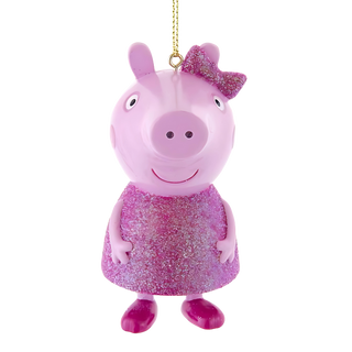 Glitter Dress Peppa Pig Ornament